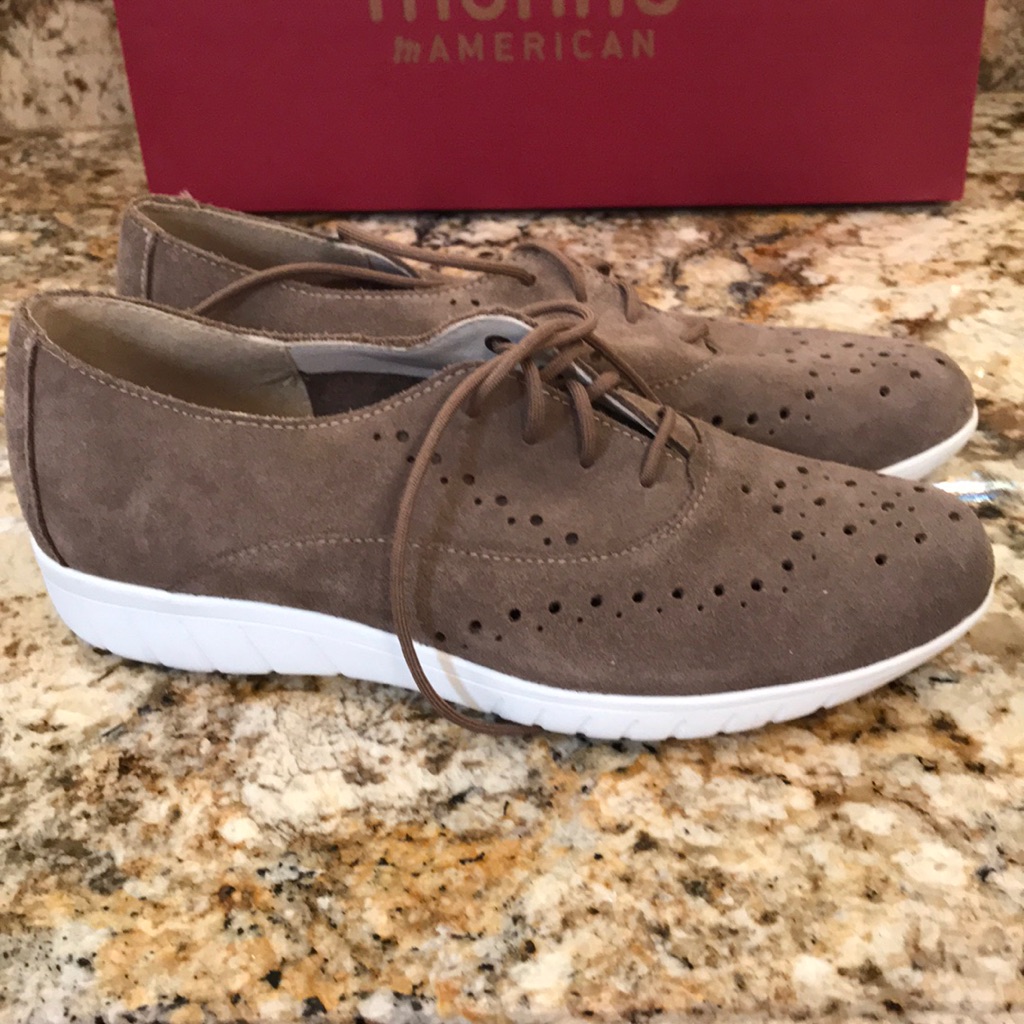 Munro Almond Suede Walking Shoe